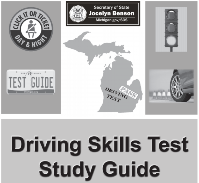 driving skills test study guide michigan
